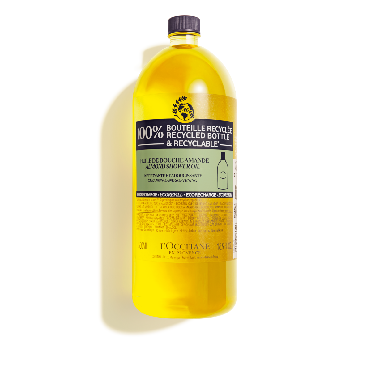 Almond Shower Oil Eco Refill 500ml
