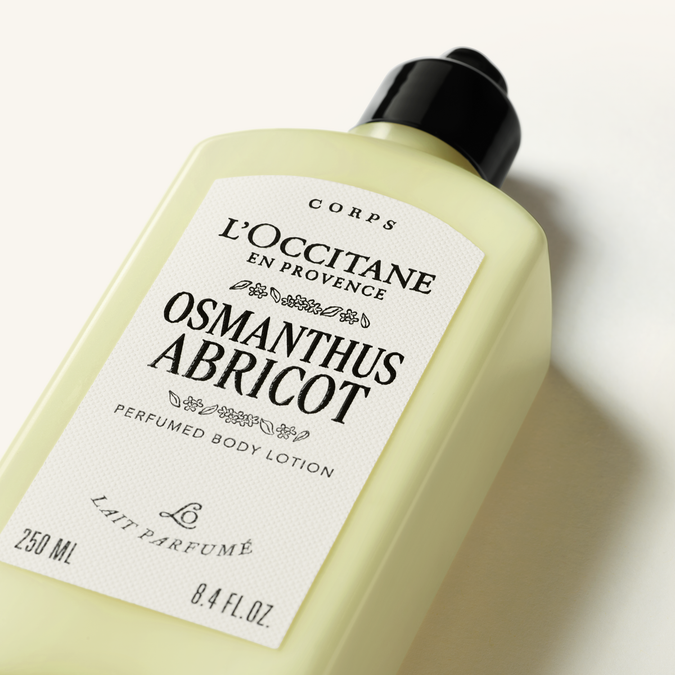 Osmanthus Abricot perfumed body lotion